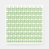 Napels - Groene vezels geweven Servet (Voorkant)