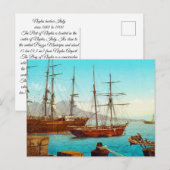 Napels haven Italië 1800s Briefkaart (Voorkant / Achterkant)