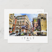 Napels, hoofdstad Campanië, Briefkaart Italië (Voorkant / Achterkant)