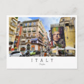 Napels, hoofdstad Campanië, Briefkaart Italië (Voorkant)
