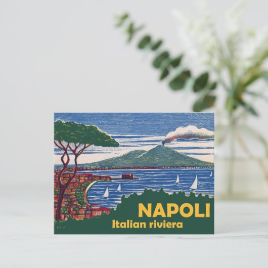 Napels, Italiaans Riviera Briefkaart (Staand voorkant)
