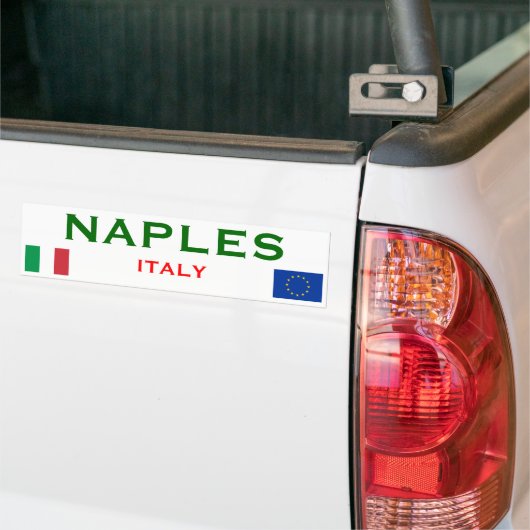 Napels, Italiaanse Bumpersticker (Op Truck)