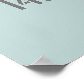 Napels Italië Coördinaten voor Latitude- en lengte Poster (Hoek)