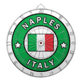 Napels Italië Dartbord (Voorkant)