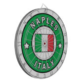 Napels Italië Dartbord (Voorkant Links)