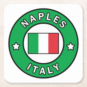 Napels Italië Kartonnen Onderzetters