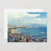 Napels Italië Kastline Foto Briefkaart (Voorkant / Achterkant)