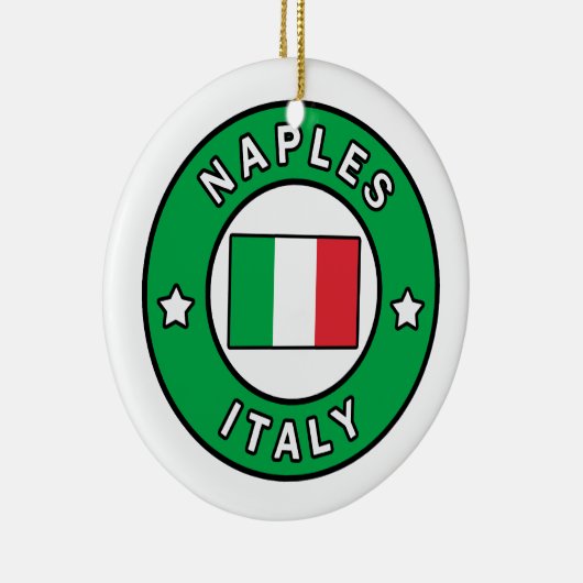 Napels Italië Keramisch Ornament (Rechts)