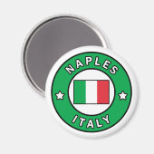 Napels Italië Magneet (Voorkant / Achterkant)