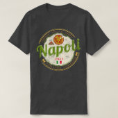 Napels Italië met Vesuvius en Pizza Souve T-shirt (Design voorkant)
