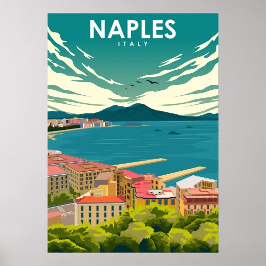 Napels Italië — minimumaantal reisbureaus Poster (Voorkant)