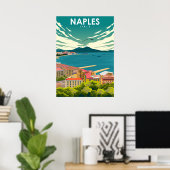 Napels Italië — minimumaantal reisbureaus Poster (Thuiskantoor)