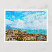 Napels Italië Mooi olieverflandschap Briefkaart (Voorkant)