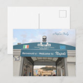 Napels, Italië, Napoli, Fotografie, ansichtkaart Briefkaart (Voorkant / Achterkant)