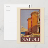  Napels Italië Napoli Italia Reizen Briefkaart (Voorkant / Achterkant)