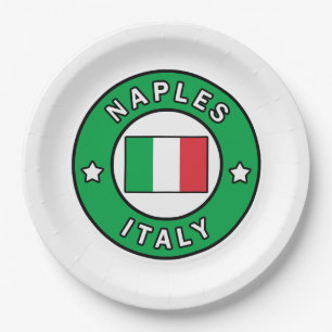 Napels Italië Papieren Bordje