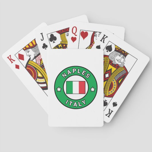 Napels Italië Pokerkaarten (Achterkant)