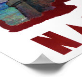 Napels Italië Poster voor reizen met bestemming "V (Hoek)