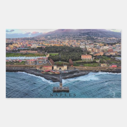 Napels Italië Rechthoekige Sticker (Voorkant)