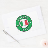 Napels Italië Rechthoekige Sticker (Envelop)