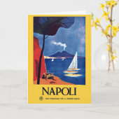 Napels Italië ReisBriefkaart Kaart (Gele Bloem)