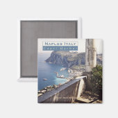 Napels Italië Reizen Foto Souvenir Koelkast Magnet (Voorkant / Achterkant)