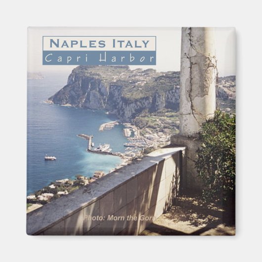 Napels Italië Reizen Foto Souvenir Koelkast Magnet (Voorkant)