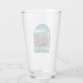 Napels Italië Reizen Kunst Vintage Glas (Achterkant)