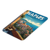 Napels Italië Reizen Kunst Vintage Magneet (Linkerzijde)