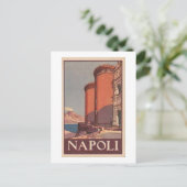  Napels Italië Reizen Poster briefkaart Napoli (Staand voorkant)