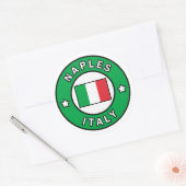 Napels Italië Ronde Sticker (Envelop)