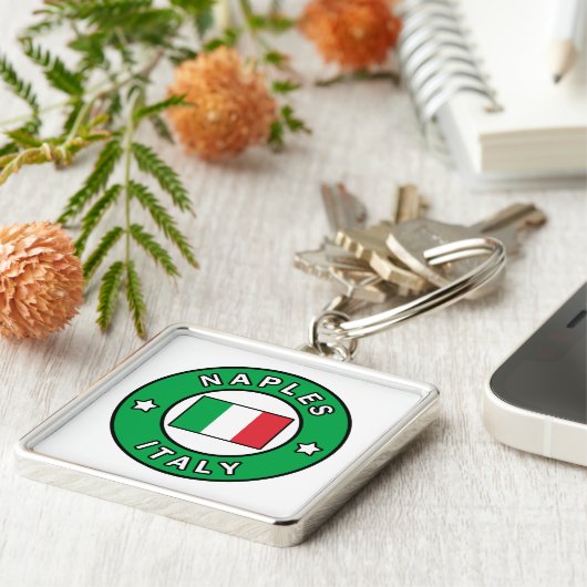 Napels Italië Sleutelhanger (Zijkant)