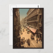  Napels Italië Street Scene Miniature Briefkaart (Voorkant / Achterkant)