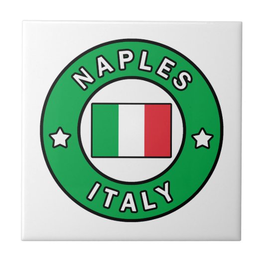 Napels Italië Tegeltje (Voorkant)