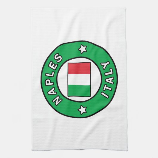 Napels Italië Theedoek (Verticaal)