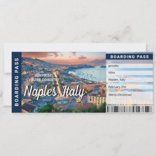 Napels Italië Trip Verrassingsinstapkaart Kaart