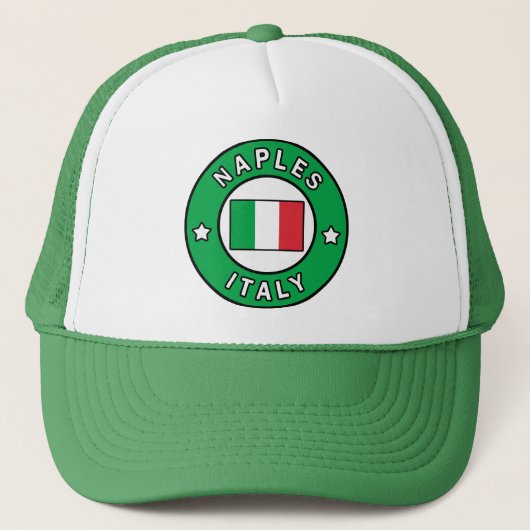 Napels Italië Trucker Pet (Voorkant)