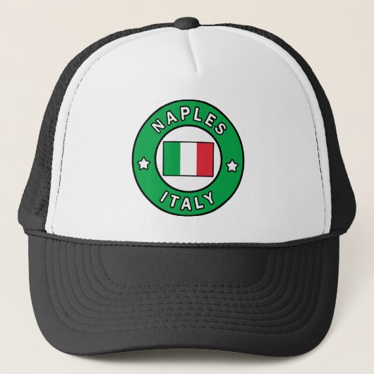 Napels Italië Trucker Pet (Voorkant)