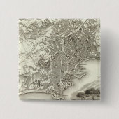 Napels, Italië Vierkante Button 5,1 Cm (Voorkant)