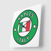 Napels Italië Vierkante Klok (Hoek)