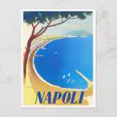 Napels Italië vintage-reis Briefkaart (Voorkant)