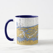 Napels, Mok Nautical Harbor Chart Coffee (Links)