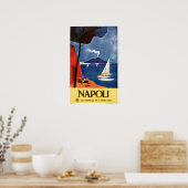 Napels NAPOLI ITALIË EN Italiaans reizen Poster (Keuken)