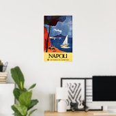 Napels NAPOLI ITALIË EN Italiaans reizen Poster (Thuiskantoor)