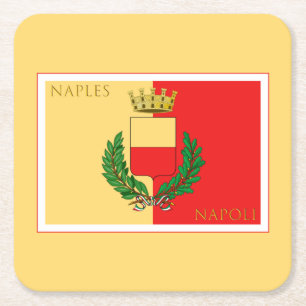 Napels, Napoli, Italië Kartonnen Onderzetters