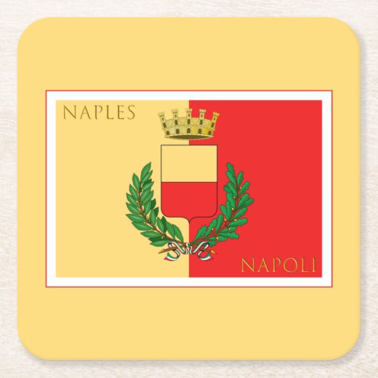 Napels, Napoli, Italië Kartonnen Onderzetters (Voorkant)