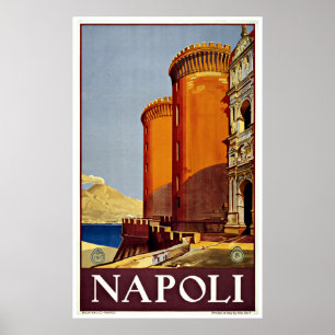 Napels Napoli Italië - Vintage Travel Posters