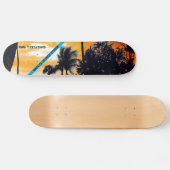 Napels Oranje Storm 7 7/8-inch skateboard deck (Horizontaal)