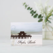 Napels Pier Blues Briefkaart (Staand voorkant)