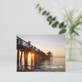 Napels Pier Briefkaart (Staand voorkant)